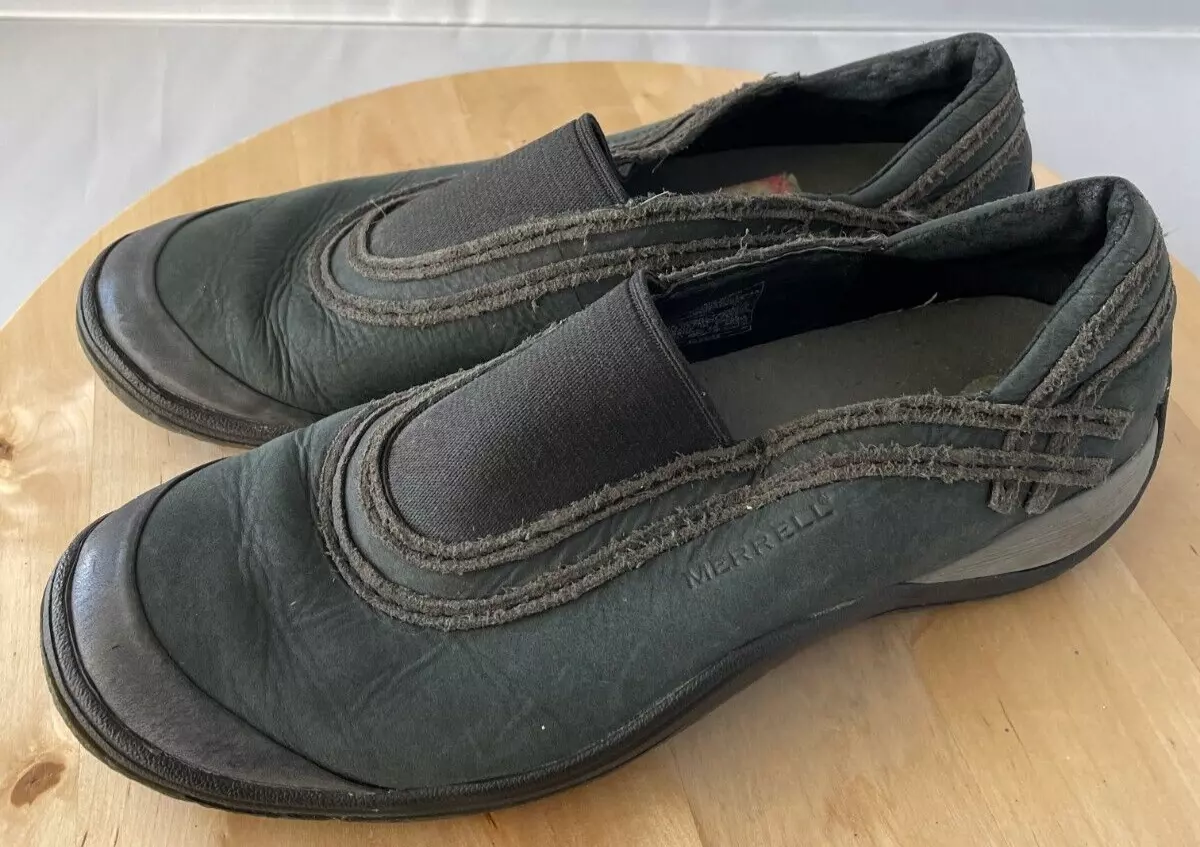 Merrell Willow Womens Black Stretch Slip On Loafer Size 8 Outdoor