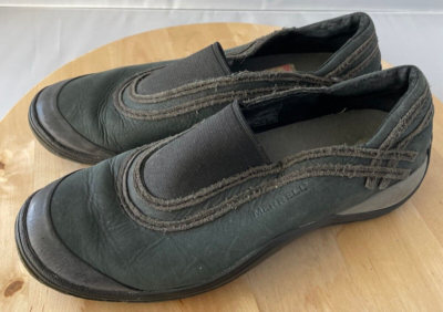 Merrell Charcoal Slip-On Performance Loafer shoes. Size 9.5 Merrell All Out Blazer Moc Leather Slip-On Loafer Sneaker  main image 4
