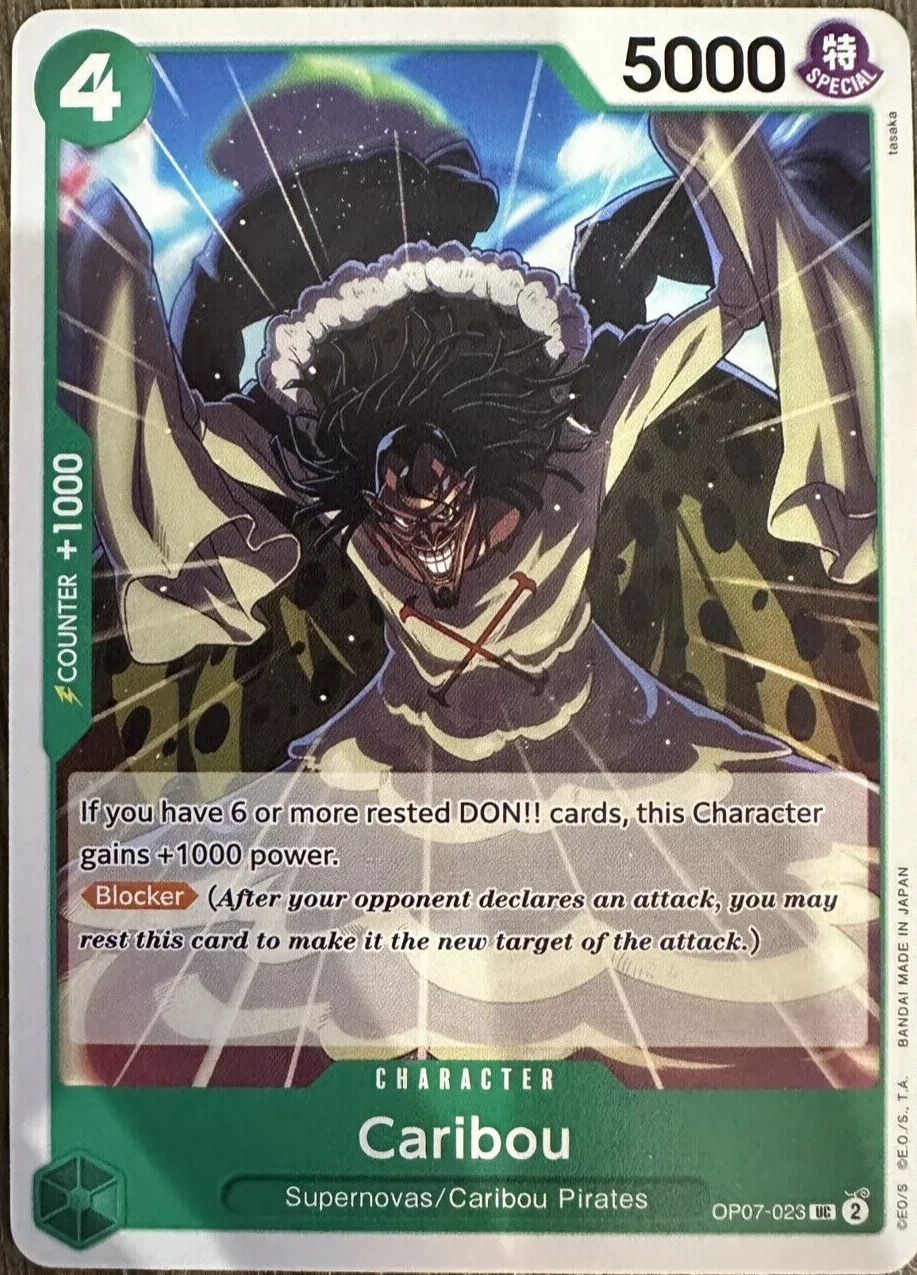 OP07-023 Caribou : Uncommon  English One Piece TCG Card : OP07: 500 Years in the