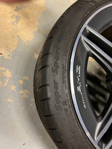 2017-2023 Mercedes-AMG C63S Coupe Wheels Tires TPMS 19" Front Rear Set of 4 - Picture 3 of 18