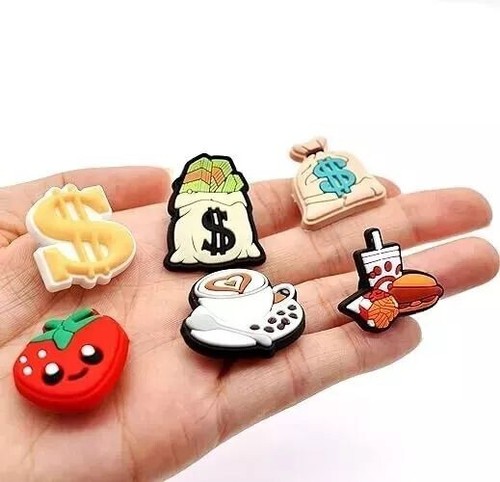 Lot Of 30,50,100,125 Pcs PVC Random Different Shoe Charms For Shoe Decoration - Picture 10 of 25