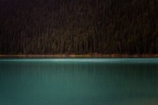 Landscape mountains trees lake water Custom Gaming Mat Desk