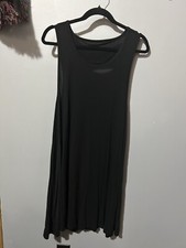 American Eagle Jersey Open Back Black Large Dress