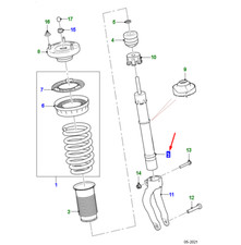 JAGUAR F-PACE X761 Stoßdämpfer vorne T4A42728 NEU ORIGINAL