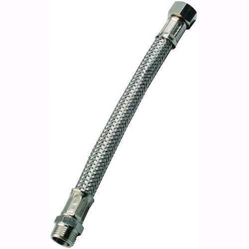 Tubi Flessibili In Acciaio Inox Attacco M.F.3/8X1/2 Mm. 400 Conf.10Pz