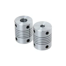4PCS 5mmx10mm CNC Motor 3D PrinterJaw Shaft Coupler 5mm-10mm Flexible Coupling 5