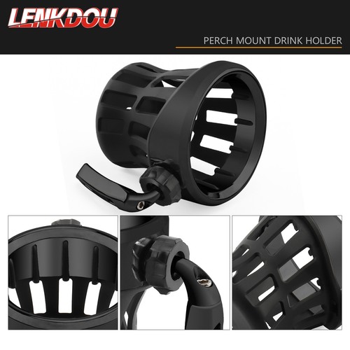 Motorcycle Handlebar Cup Holder Drink Basket Mount For Harley Touring Road Glide - Picture 3 of 9
