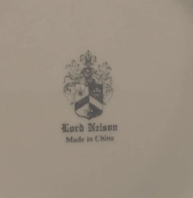 Lord Nelson China Blanco Marfil Retirado Vintage Postre Crestas Cuenco 6.5" Foto 4 de 4