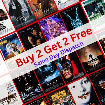 All Time Great Movie Posters Classic Modern Cinema Poster Wandbild
