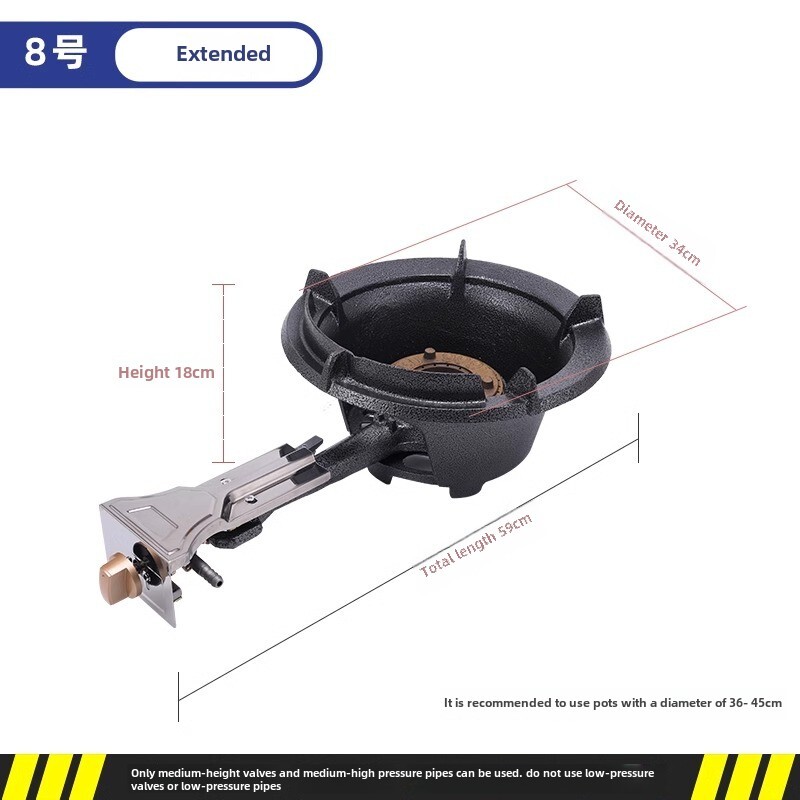 Outdoor Portable Gas Stove Kitchen Medium Pressure Stove Fas