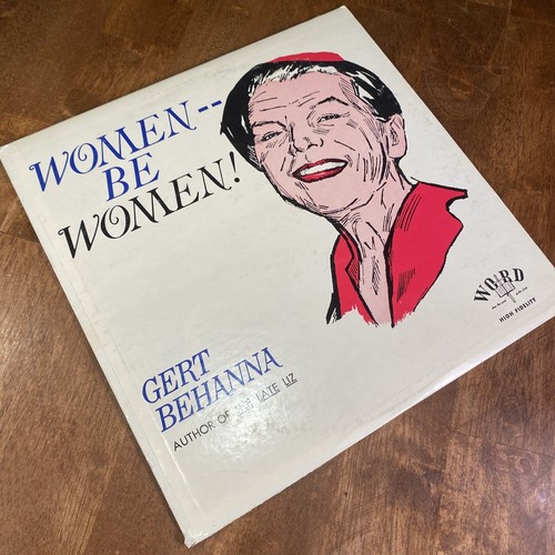 1965 GERT BEHANNA Women Be Women Sermon LP Word W-3297 Christian Shrink - SIGNED - Picture 11 of 11