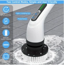 electric spin scrubber cordless