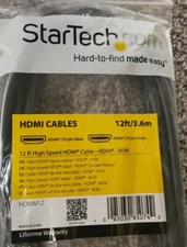 HDMI CABLE StarTech.com 12ft/3.7m HDMI Cable, 4K High Speed HDMI - M/M