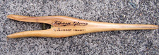 Antique Vtg Wooden Advertising Glove Stretcher Trefousse Gloves Chaumont France