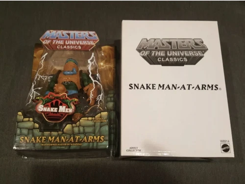 Masters of the Universe Classics SNAKE MAN-AT-ARMS New in Box MOTU MOTUC NIB