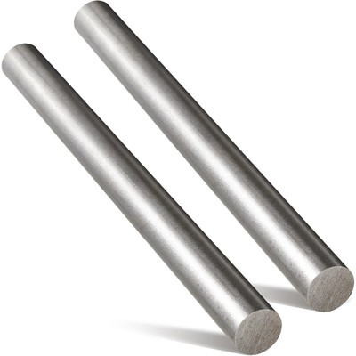 Gisafai 2 Pcs 1018 Carbon Steel Round Rod 1'' Diameter, 12'' Length Cold Rolled...