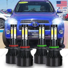 9005 9006 LED Headlight Bulb Kit for Toyota RAV4 1998-2000 2006-10 High Low Beam