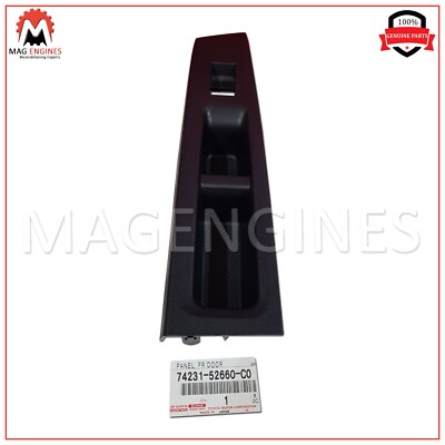 74231-52660-C0 GENUINE OEM PANEL, FRONT ARMREST BASE, UPPER RH 