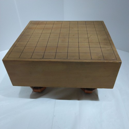 Vintage Japanese Chess Shogi Wooden Board Only 12.2x13.8x8.7in 204.2oz W/Legs FS - Picture 10 of 18