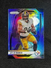2024 Panini Prizm #242 Jaylen Warren Silver Holo Pittsburgh Steelers