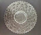 vintage Clear glass cake plate 10 1/2” — photo 3