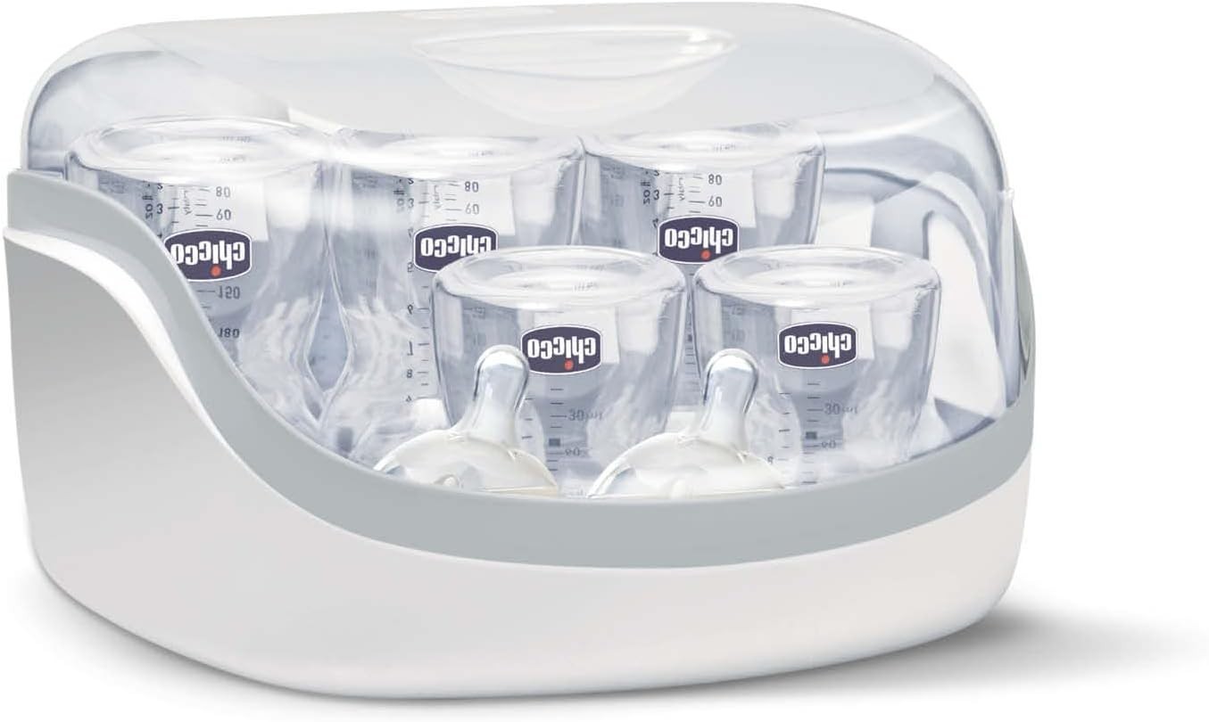 Chicco Sterilizzatore Microonde A Vapore Per Biberon - Immagine 2