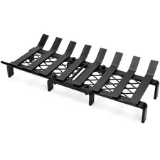 20" Fireplace Grate with Ember Retainer, Wood Stove Grate Rack, Heavy Duty So...