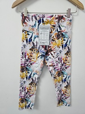 Lorna Jane Thrive Core 7/8 Leggings XS Tropical Print Gym