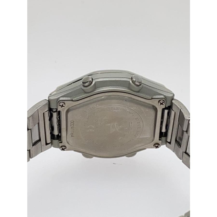 CASIO Waveceptor Digital Analog Watch Silver - image 3