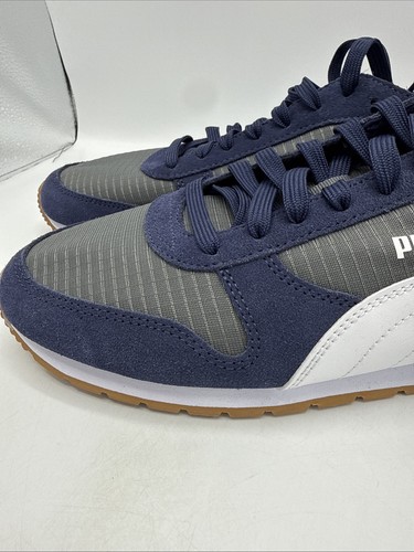 Puma St Miler Schnürschuhe Herren Größe 10,5 Blau, Weiß Sneaker Freizeitschuhe 400803 - Bild 3 von 12