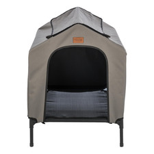 Trixie 2-In-1 Dog House And Bed - Elevated Indoor/Outdoor Tent Removable Cover
