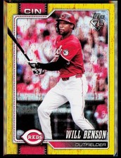 2026 Topps #171 Will Benson Yellow Rainbow Foil #/399