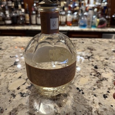 Blanton s Straight From The Barrel Bottle Letter A stopper With Velvet Bag