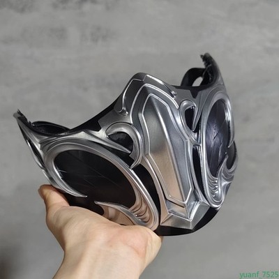 Mortal Kombat CLASSIC SUB-ZERO Mask Bi-Han Half-Face Mask Cosplay Props Hallween