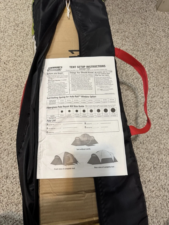 Tienda Coleman Montana para 8 personas Foto 2 de 3