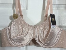 NWT WACOAL 855303 BACK APPEAL SMOOTHING UNDERWIRE BRA Rose Dust Size 38D