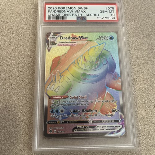 Drednaw VMAX graded PSA 10 for sale on eBay