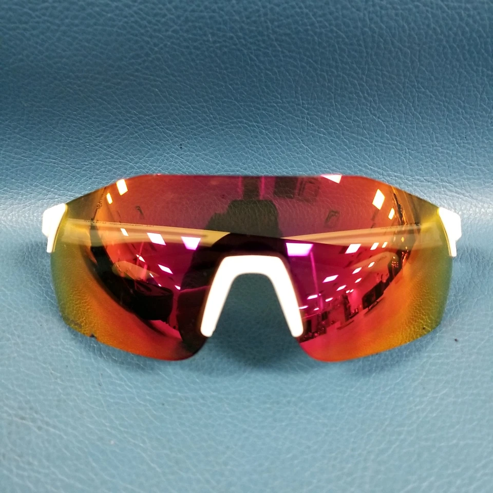 Smith Optics Reverb Sunglasses Matte White Chroma Pop Red Mirror Low Light 2Lens - Image 4 of 4