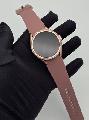 Michael Kors Access Gen 5E MKGO, 43mm, Rosa Alu, graues Silikonband, neu, top.