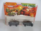 Matchbox Lesney Two Pack Superfast TP-13 Stoat & Weasel- OLIVE DRAB, carded