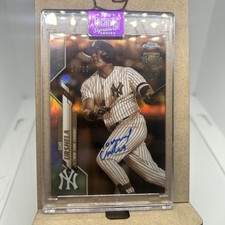 2025 Topps Archives 2020 Topps Chrome Sepia Refractor Gio Urshela Auto #34 14/20