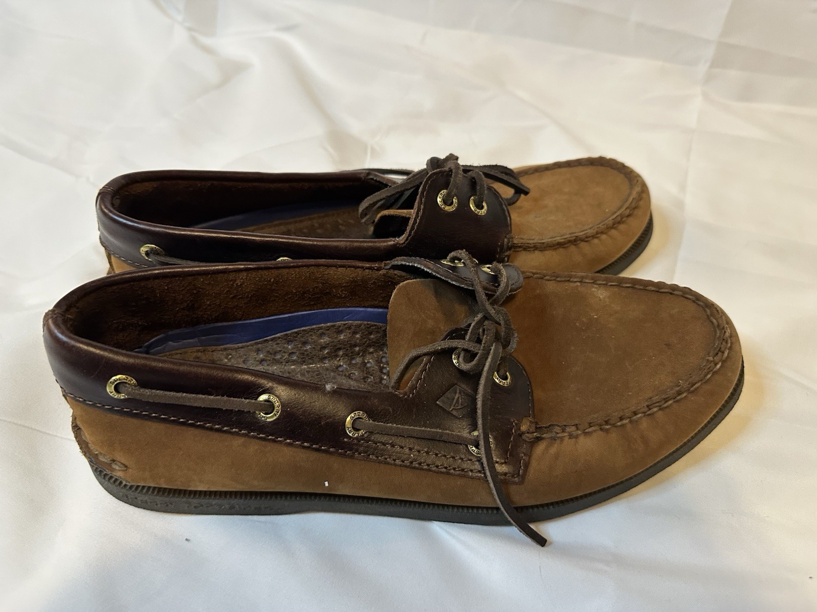 Sperry Top-Sider Men's Sahara Boat Shoe, Size 9.5 - Brown