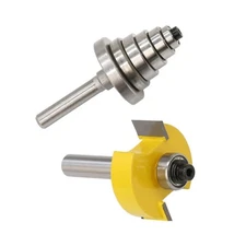 Router Bit Set Wood Cutter Tool With Teflon coating prevent residue buildup