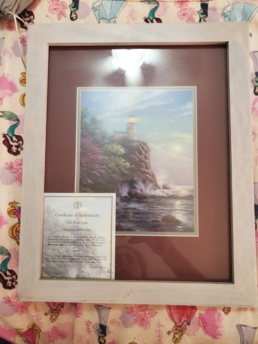 Split Rock Light By Thomas Kinkade - 11"x14" - Matted Collector's Print With Coa