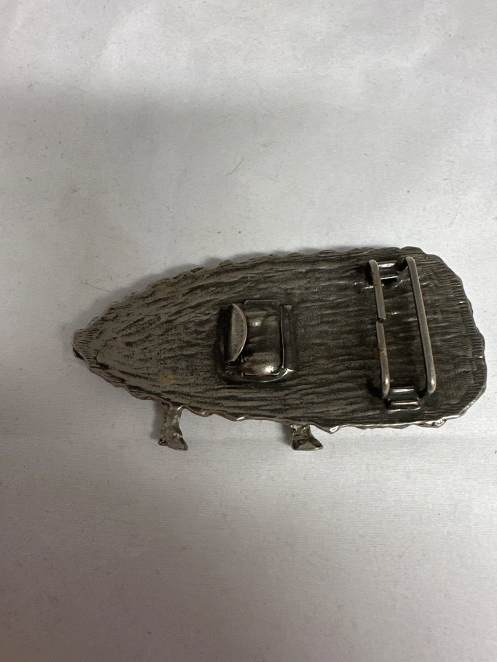 Винтажная пряжка для ремня индейского искусства Arrowhead & Buffalo 31⁄2x13⁄4 - Изображение 2 из 4