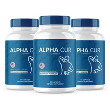 (3 Pack) Alpha Cur Nerve Health Support Capsules, AlphaCur Pills (180 Capsules)