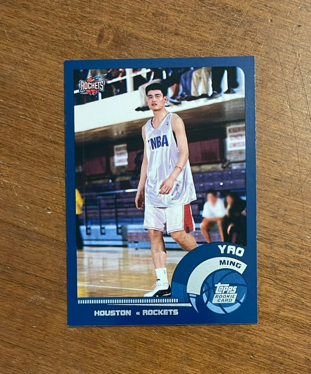 Yao Ming 2002-03 Topps Rookie #185 Houston Rockets China HOF | eBay