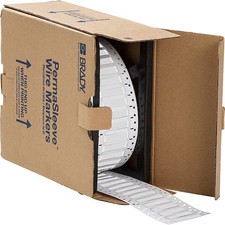Brady Lszh-250-2-Wt-M Sleeve Label, White, Polyolefin, 2 In W