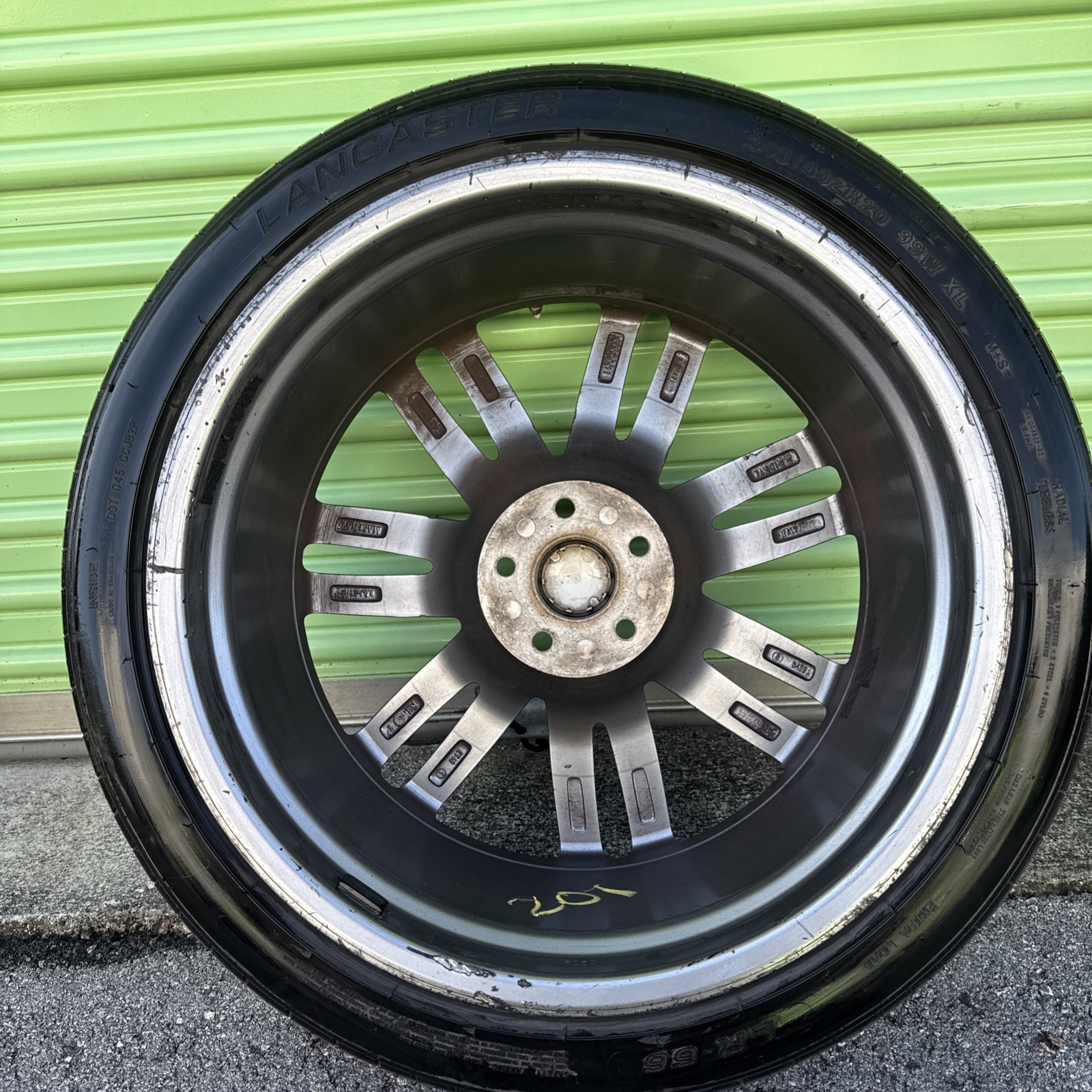 14-24 MASERATI GHIBLI - FACTORY 20" INCH REAR ALLOY WHEEL RIM 10.5Jx20H2 OEM 203