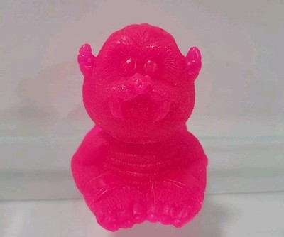 My Pet Monster Gwonk Carl's Jr KO Pink GID!! Apprx 3''